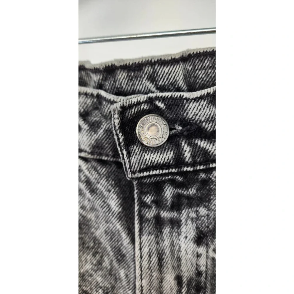Vintage Levis 505 Made In U.S.A. Late 80's Black Wash Straight Leg Jeans 30 X 32